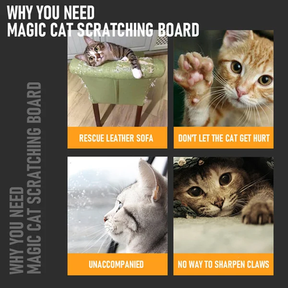 Cat scratching board
